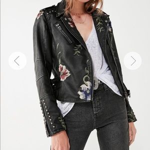 Black Leather Moto jacket